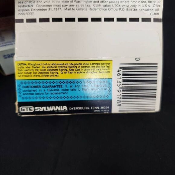 6 NIB Flash Cubes for camera - Picture 3 of 4